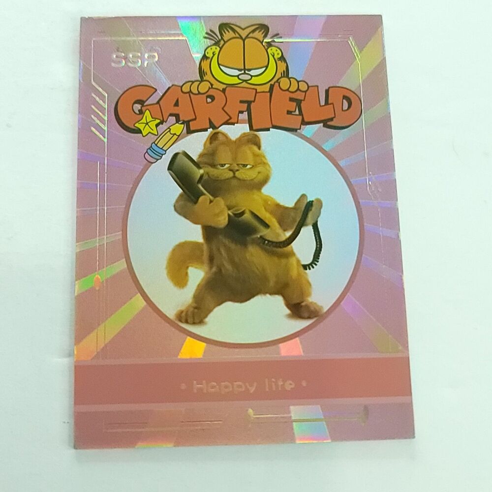 2023 Garfield Movie Happy Life Trading Card Kayou Animation Gold Foil SSP 002